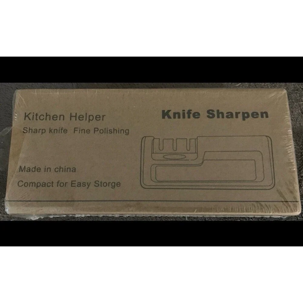 Kitchen Helper Compact Knife Sharpener, Fine Polishing